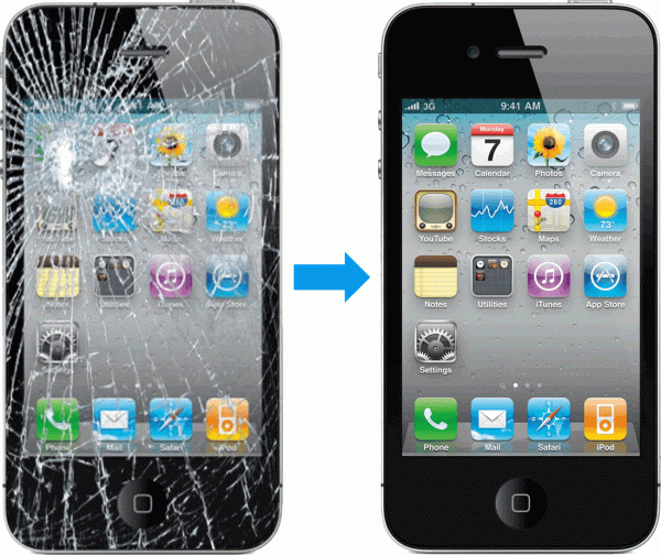 iPhone screen repair fix bedford